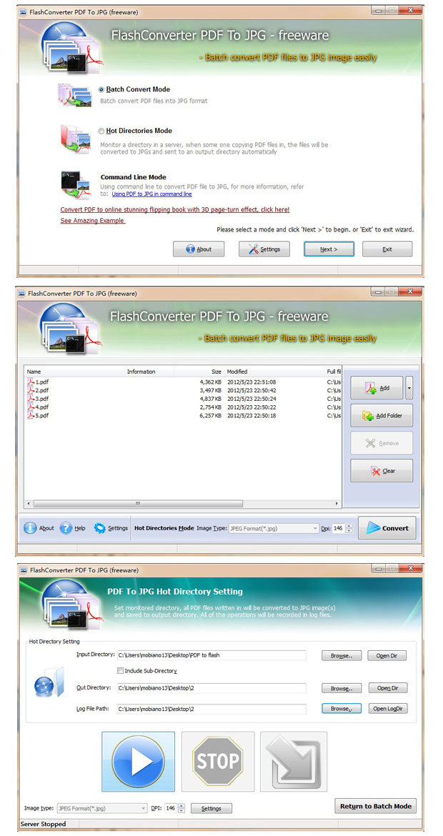 FlashConverter To JPG (freeware) software