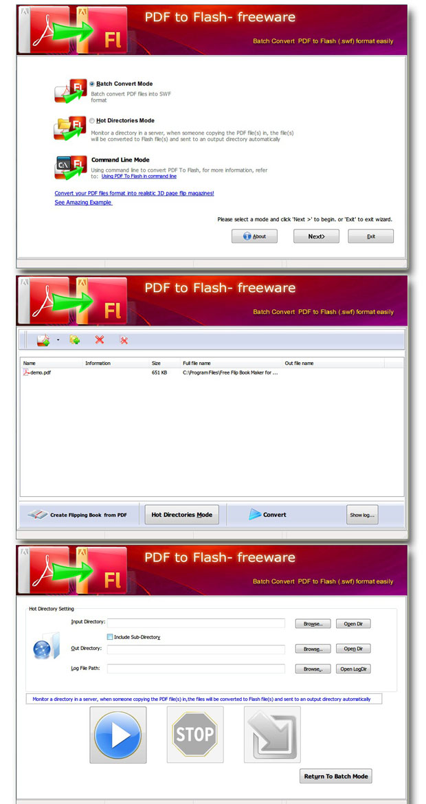 Free PDF to Flash 2.7 full